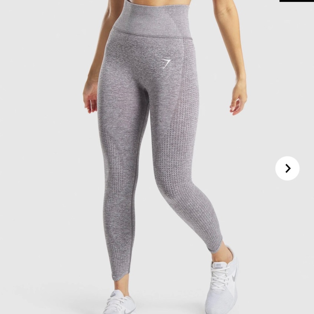 Gymshark vital rise leggings grey marl XS